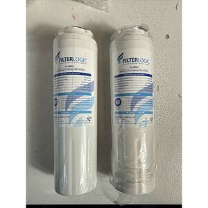 2 FilterLogic FL-RF07 Refrigerator Water Filters Fits MAYTAG UKF8001. New